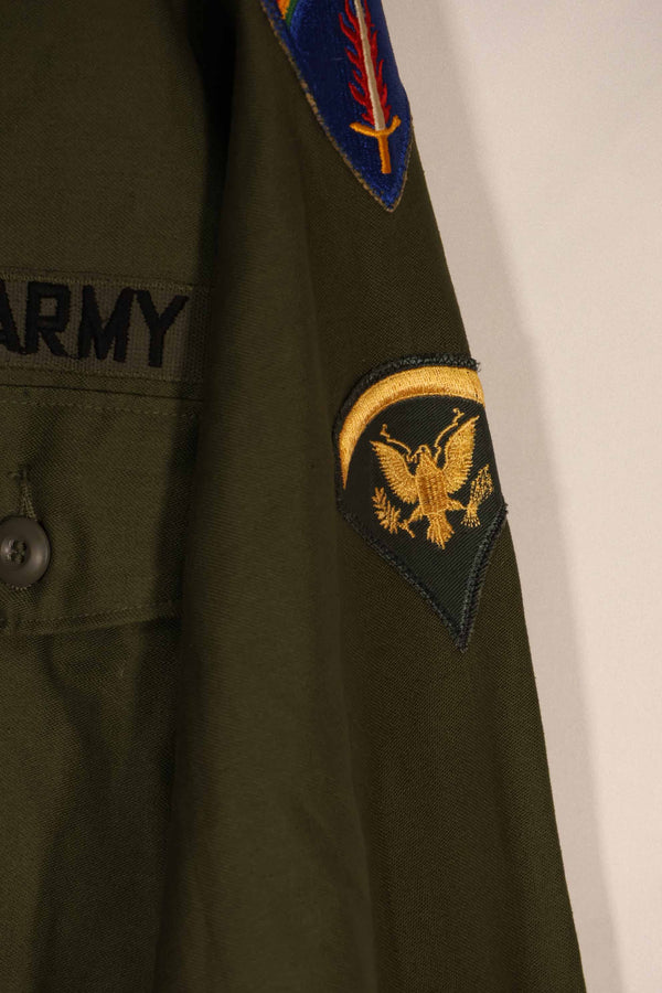 実物 1970年代 OG-107 ユーティリティシャツ パッチ付き 後付け 中古品