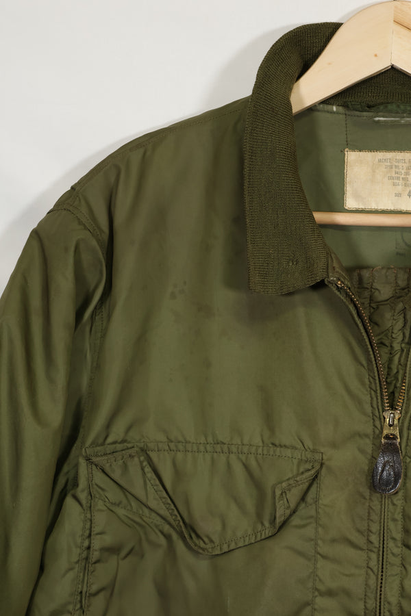 1964年契約 アメリカ海軍 WEP(G-9) フライトジャケット 摩耗などあり 中古品