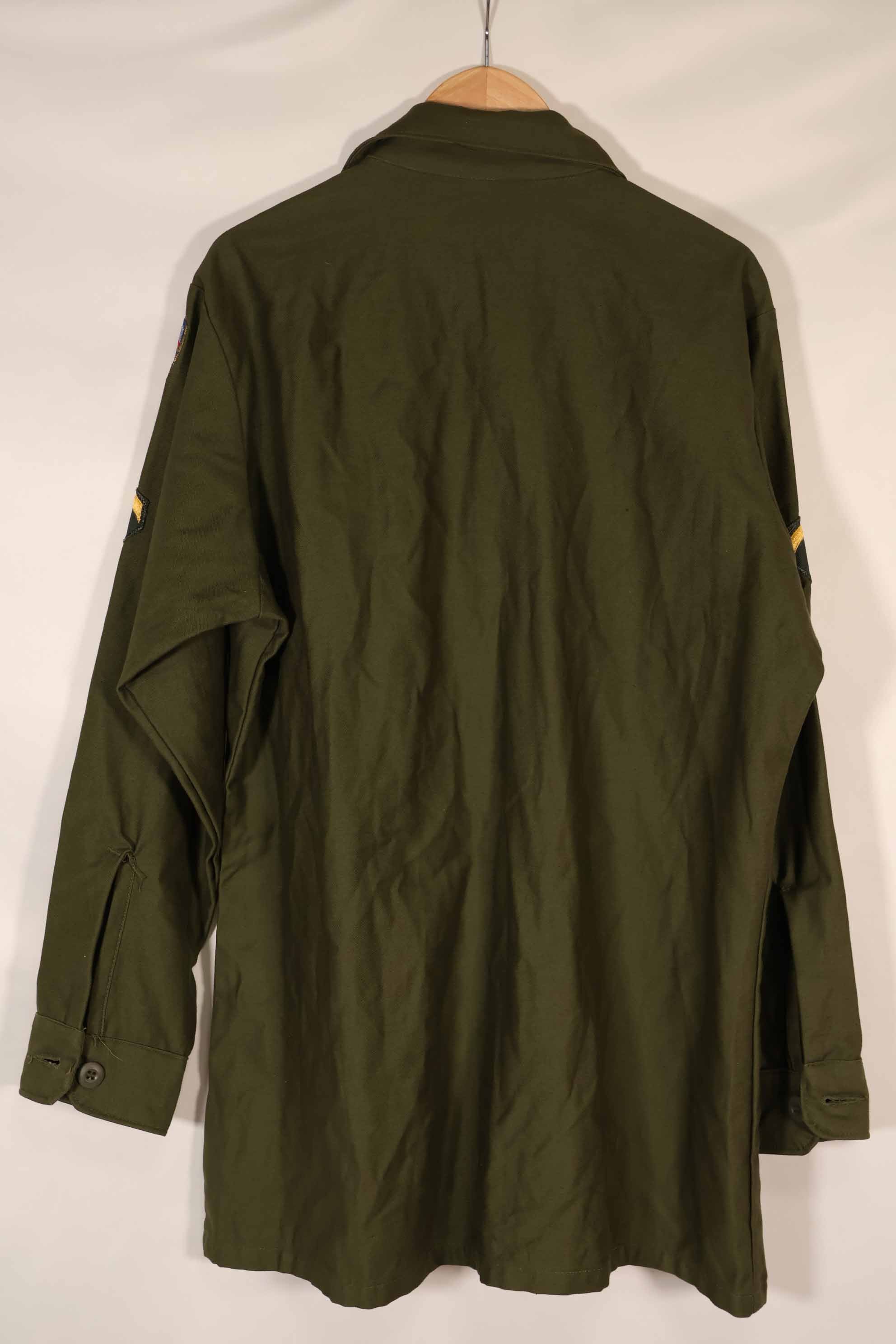 実物 1970年代 OG-107 ユーティリティシャツ パッチ付き 後付け 中古品