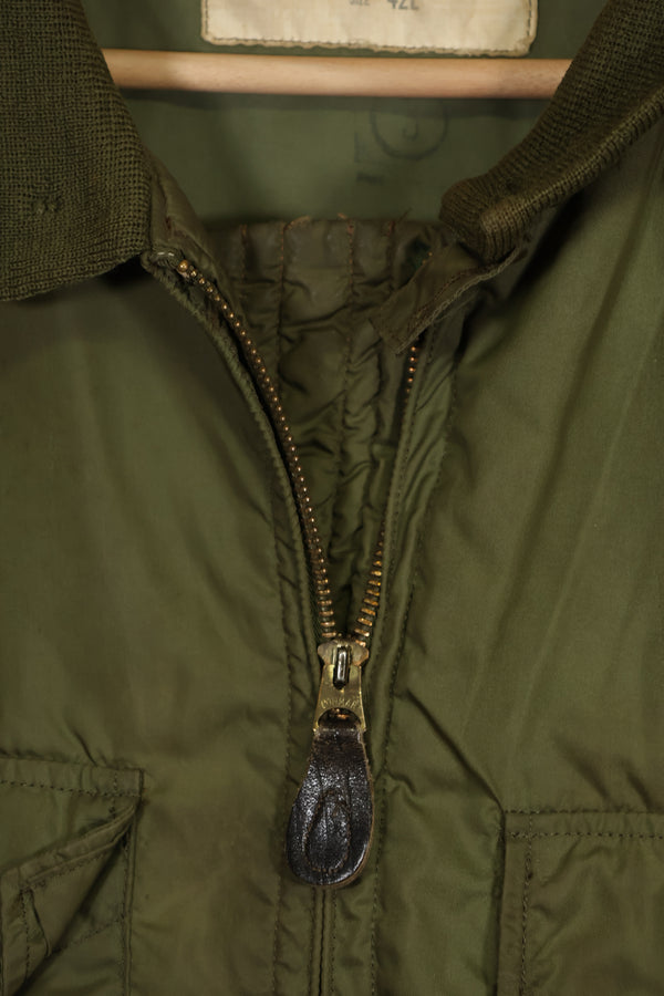 1964年契約 アメリカ海軍 WEP(G-9) フライトジャケット 摩耗などあり 中古品