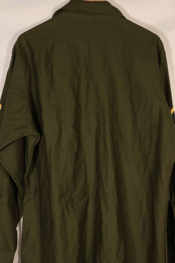 実物 1970年代 OG-107 ユーティリティシャツ パッチ付き 後付け 中古品