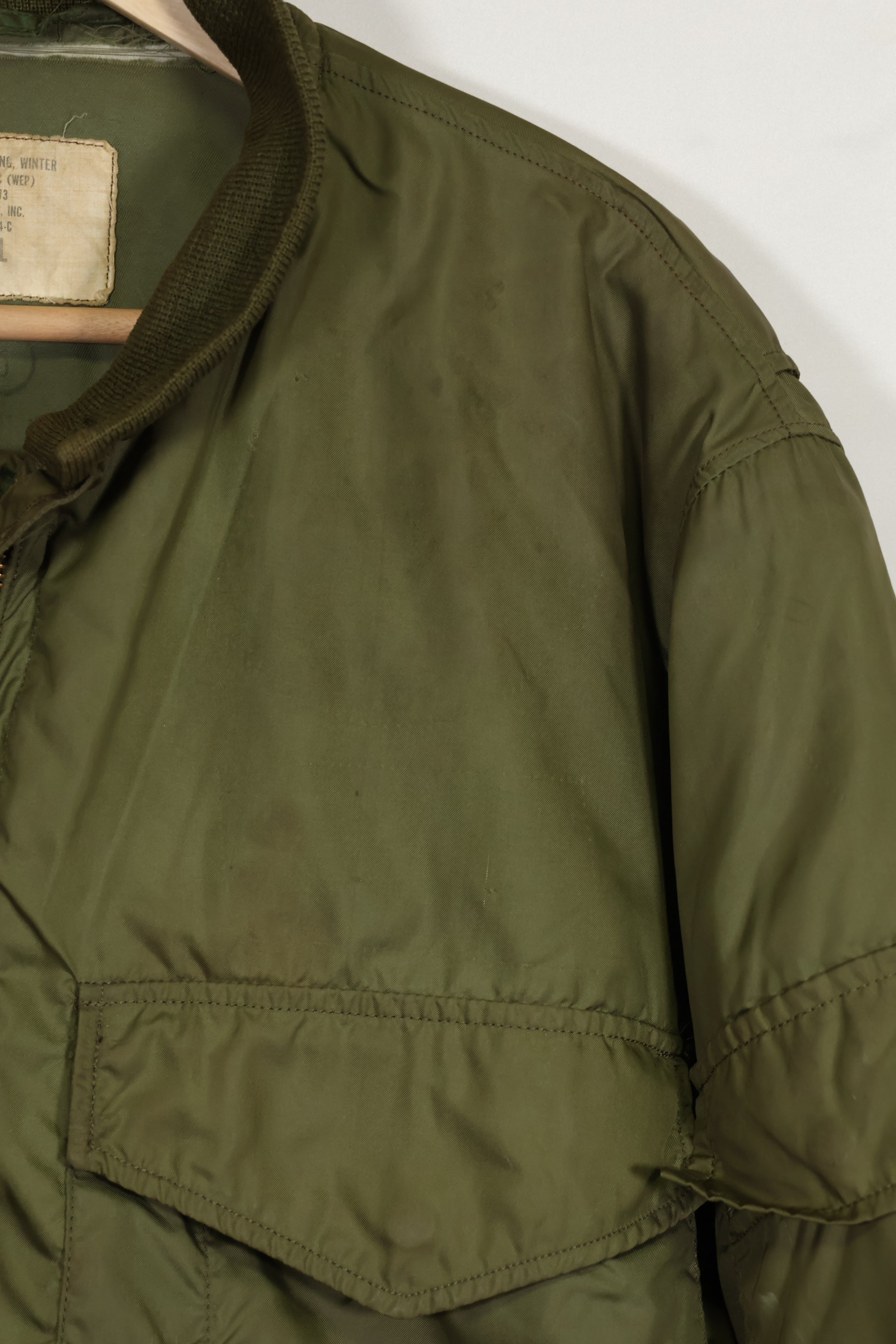 1964年契約 アメリカ海軍 WEP(G-9) フライトジャケット 摩耗などあり 中古品
