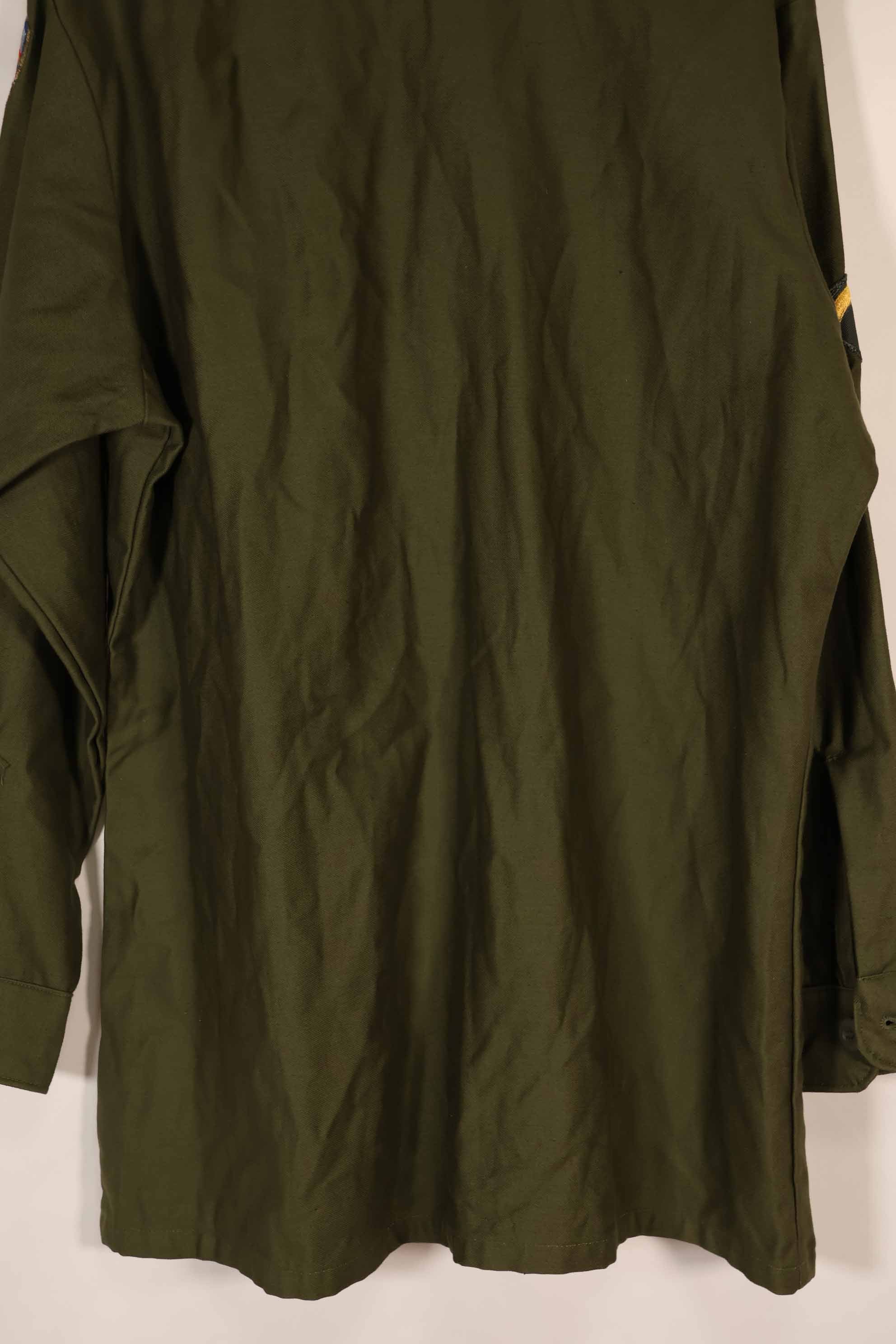 実物 1970年代 OG-107 ユーティリティシャツ パッチ付き 後付け 中古品