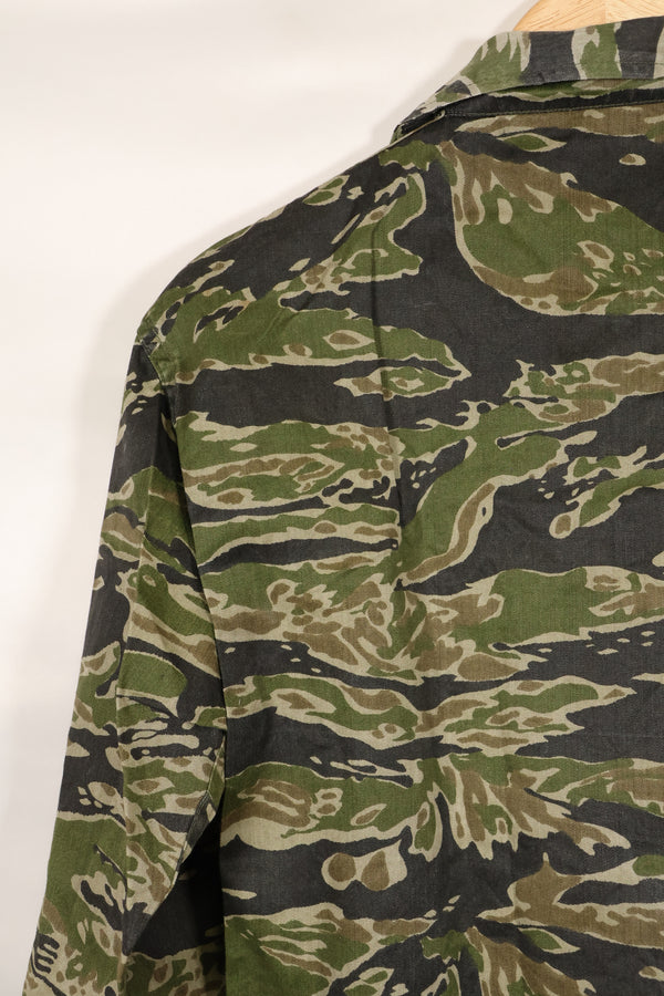 1960年代 タイガーストライプ シャツ CIDGパターン 状態良い 中古品 B