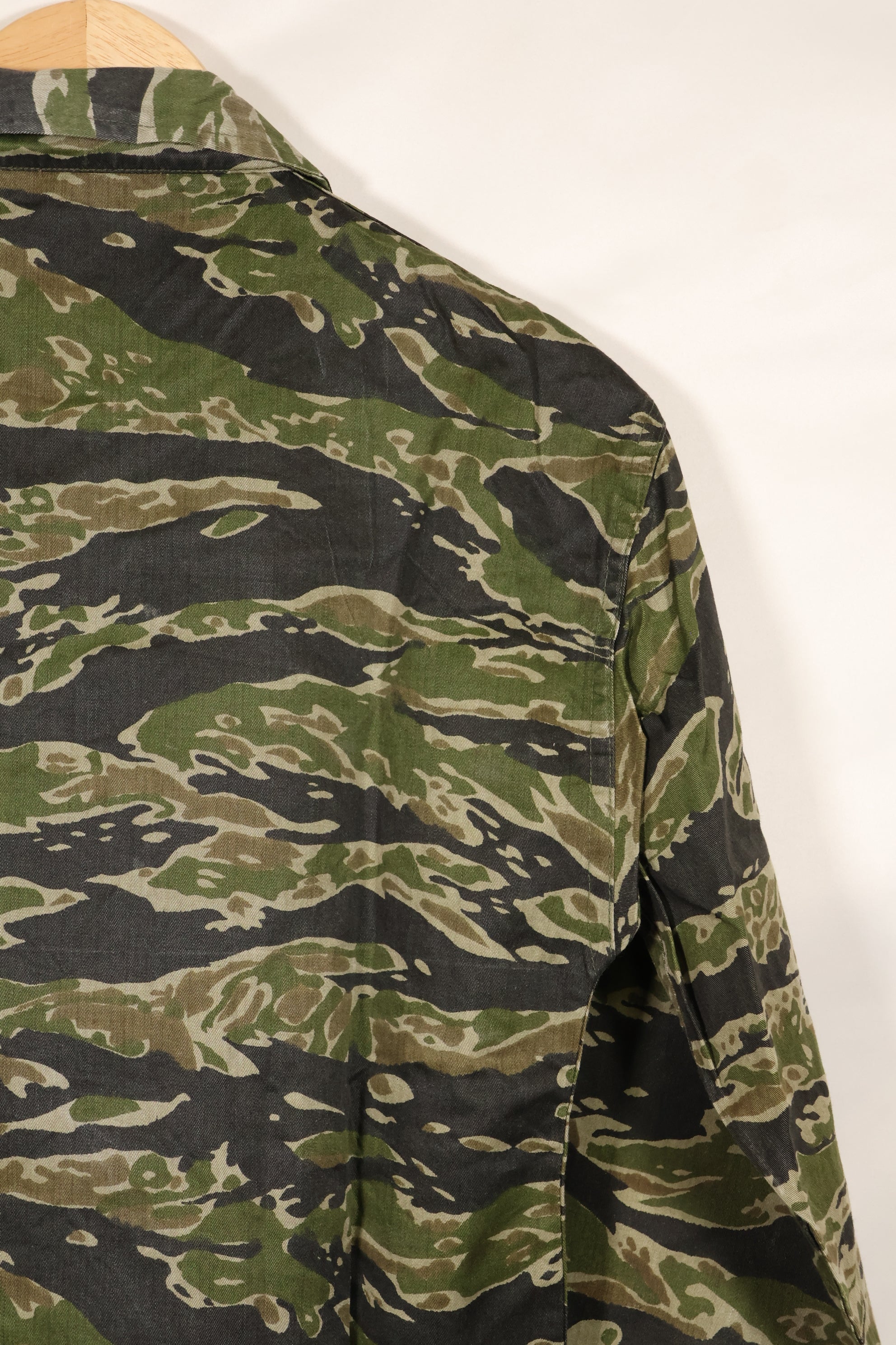 1960年代 タイガーストライプ シャツ CIDGパターン 状態良い 中古品 B