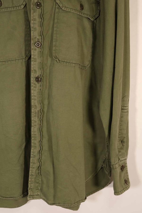 実物 1970年製 オーストラリア軍 ODシャツ 15 1/2 x33 中古品