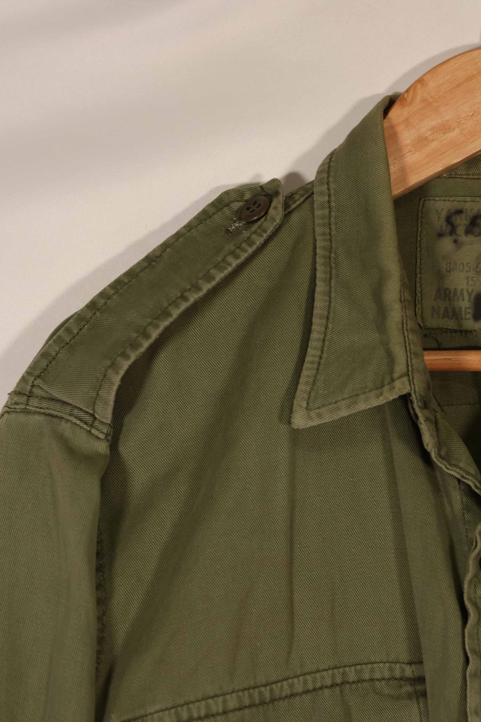 実物 1970年製 オーストラリア軍 ODシャツ 15 1/2 x33 中古品