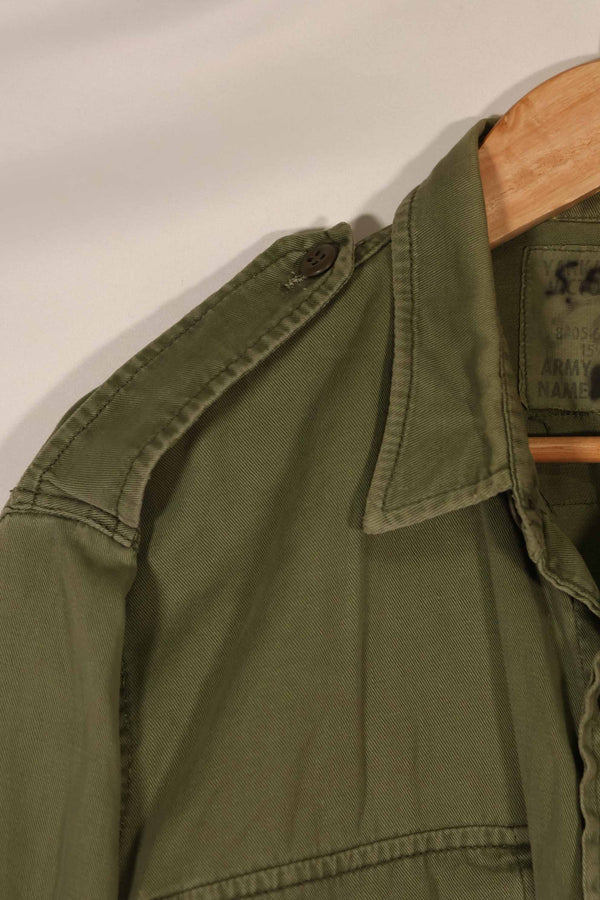 実物 1970年製 オーストラリア軍 ODシャツ 15 1/2 x33 中古品