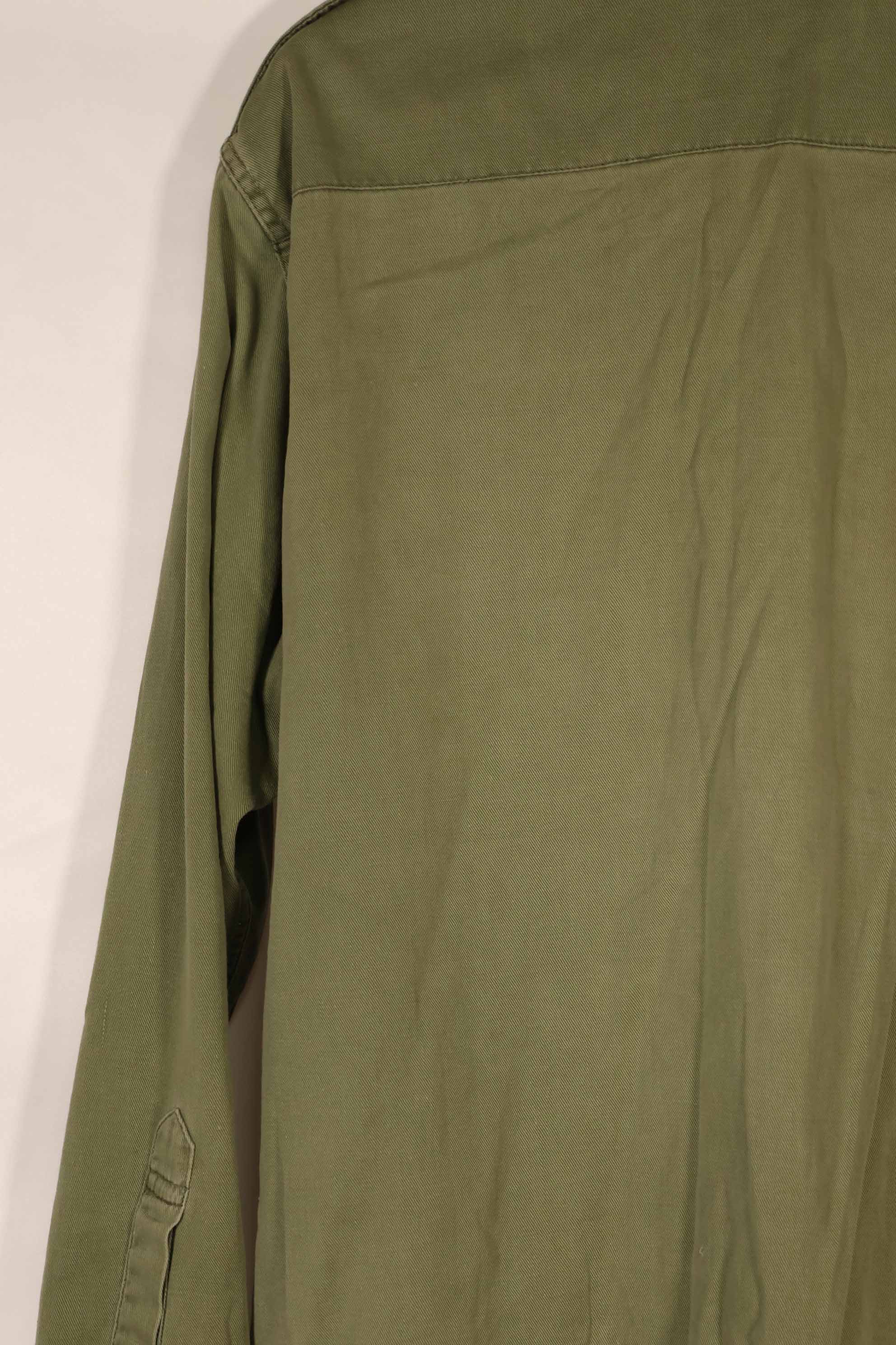 実物 1970年製 オーストラリア軍 ODシャツ 15 1/2 x33 中古品