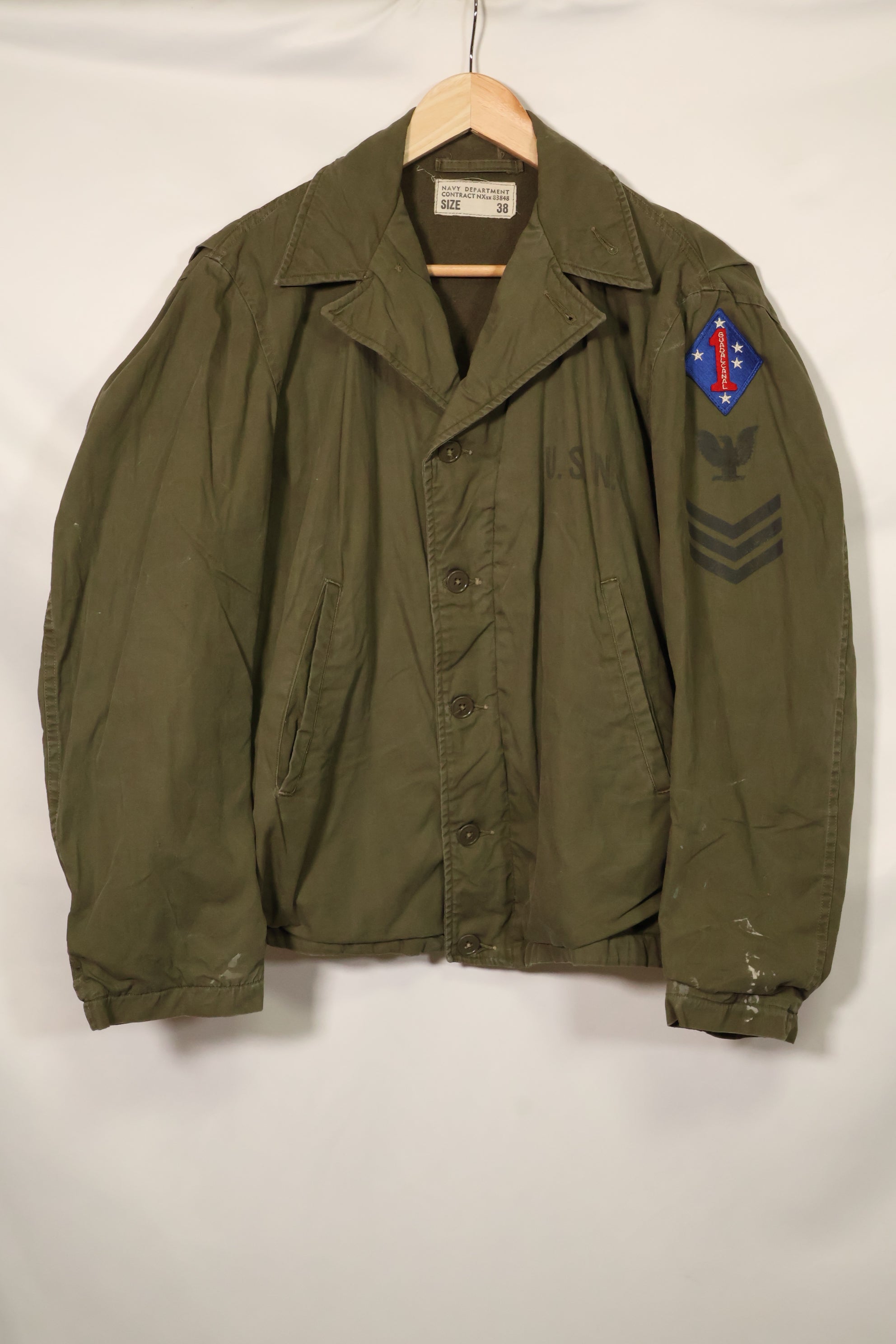 1940年代 アメリカ海軍 USN Corp Man フィールドジャケット 中古品