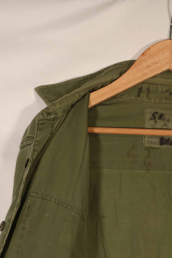 実物 1970年製 オーストラリア軍 ODシャツ 15 1/2 x33 中古品