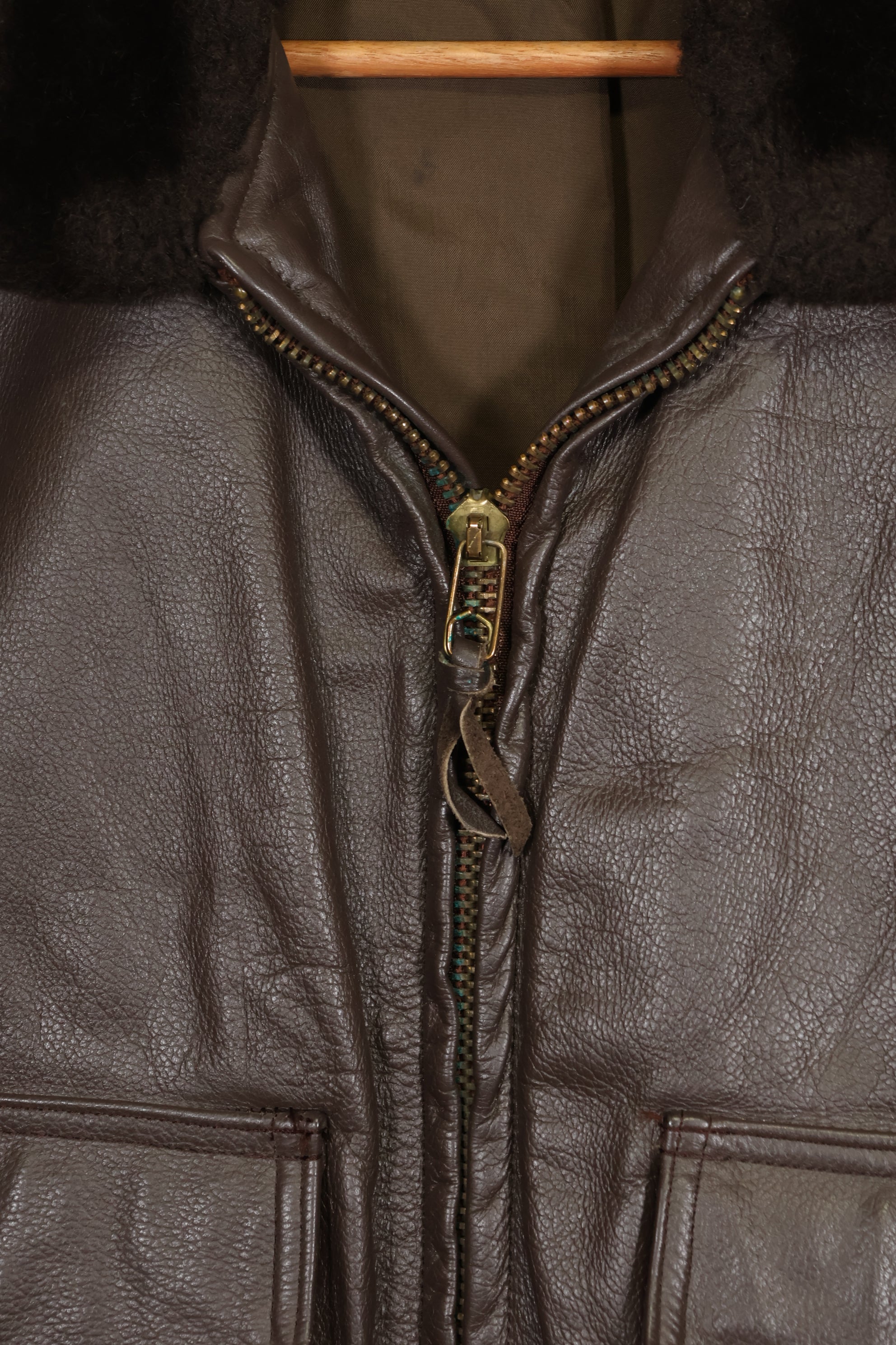 1975年契約 デッドストック アメリカ海軍 G-1 フライトジャケット 長期保管品