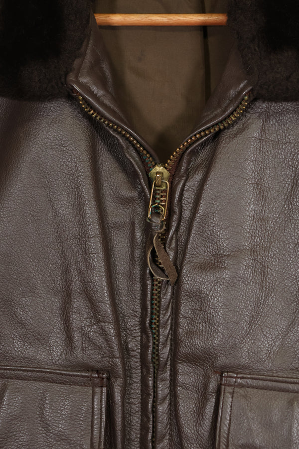 1975年契約 デッドストック アメリカ海軍 G-1 フライトジャケット 長期保管品