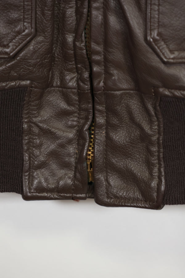 1975年契約 デッドストック アメリカ海軍 G-1 フライトジャケット 長期保管品