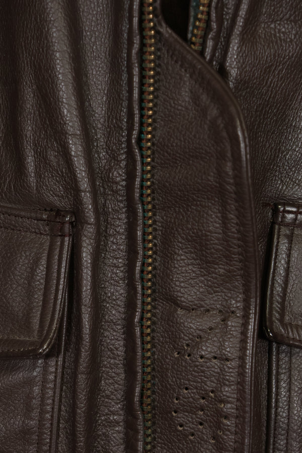 1975年契約 デッドストック アメリカ海軍 G-1 フライトジャケット 長期保管品