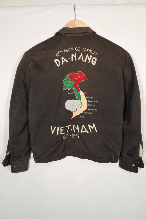 実物 ベトナム戦争 ツアージャケット DA-NANG 67-68 85th MAIN CO QYNOV 中古品