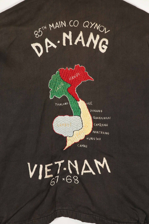 実物 ベトナム戦争 ツアージャケット DA-NANG 67-68 85th MAIN CO QYNOV 中古品