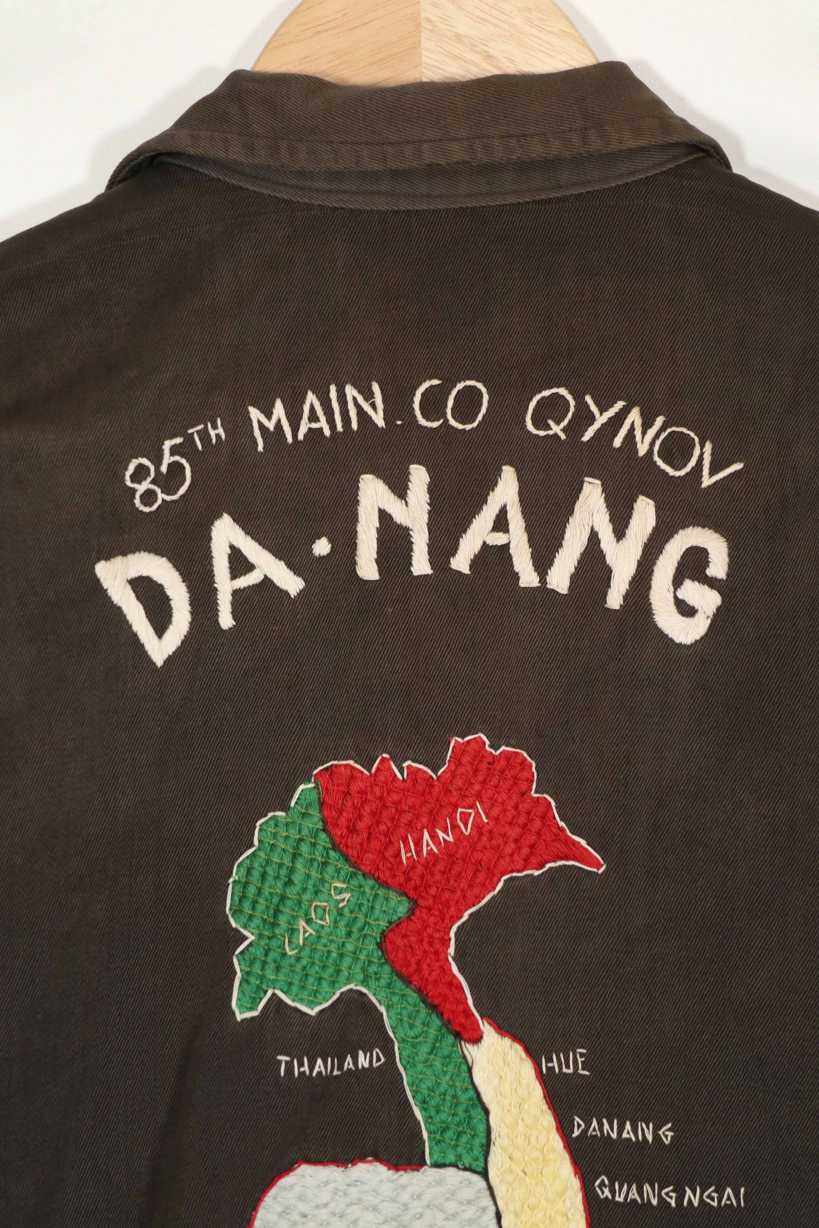 実物 ベトナム戦争 ツアージャケット DA-NANG 67-68 85th MAIN CO QYNOV 中古品