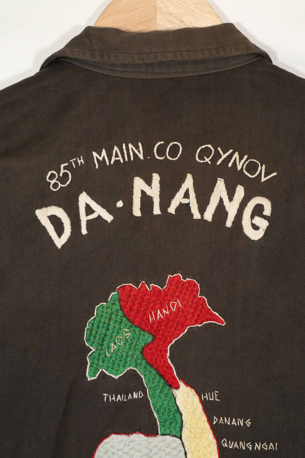 実物 ベトナム戦争 ツアージャケット DA-NANG 67-68 85th MAIN CO QYNOV 中古品