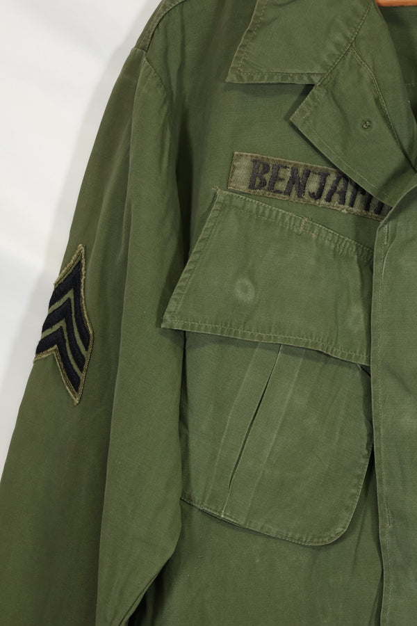 1967年製 3rd Model ジャングルファティーグ ジャケット 元グリーンベレー兵士 中古品