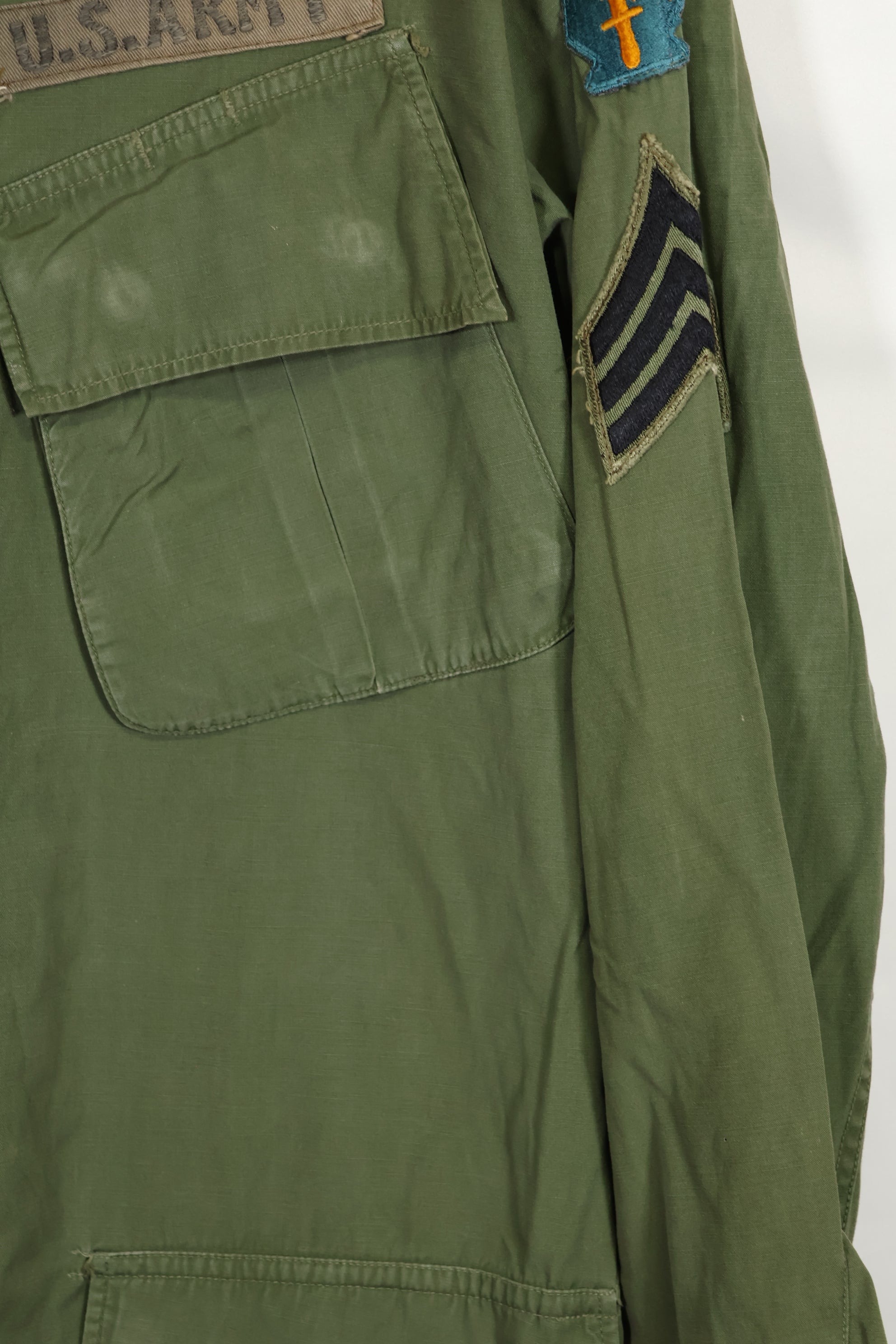 1967年製 3rd Model ジャングルファティーグ ジャケット 元グリーンベレー兵士 中古品