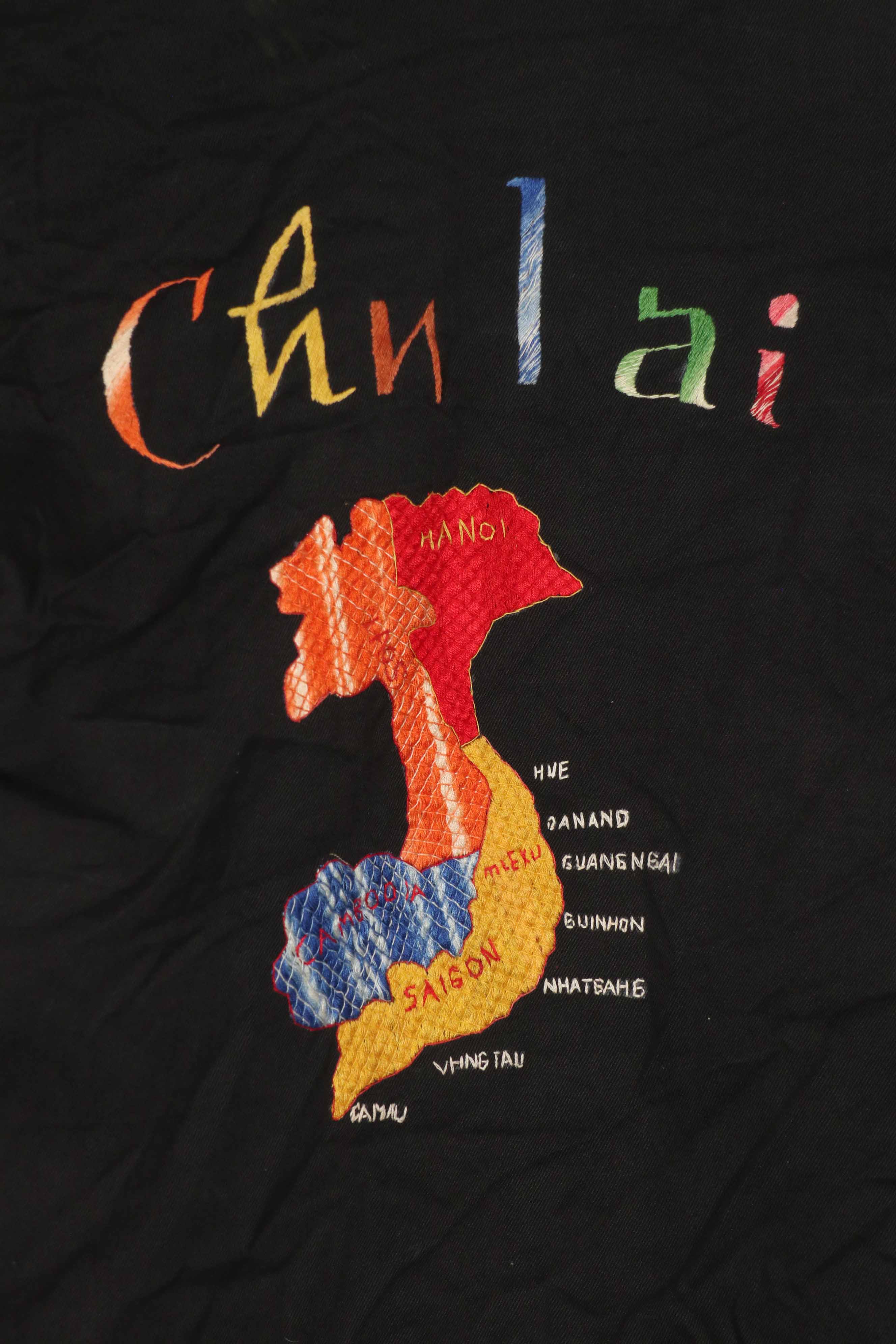 実物 ベトナム戦争 ツアージャケット Chu lai Viet Nam 1965-1966
