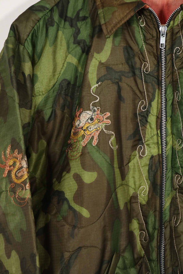 実物 米軍ポンチョライナー ツアージャケット DUC PHO 1969-1970