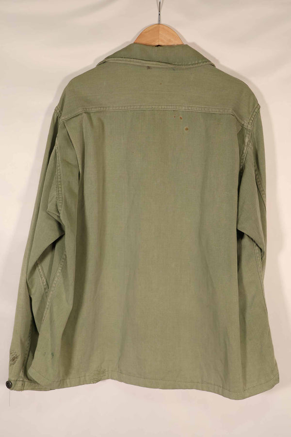 実物 1940年代 アメリカ海軍 USN M42 ユーティリティジャケット 退色 汚れあり