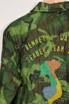 実物 米軍ポンチョライナー製 US NAVY SEABEE TEAM 7107  1971-72 ツアージャケット