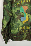 実物 米軍ポンチョライナー製 US NAVY SEABEE TEAM 7107  1971-72 ツアージャケット