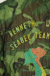 実物 米軍ポンチョライナー製 US NAVY SEABEE TEAM 7107  1971-72 ツアージャケット