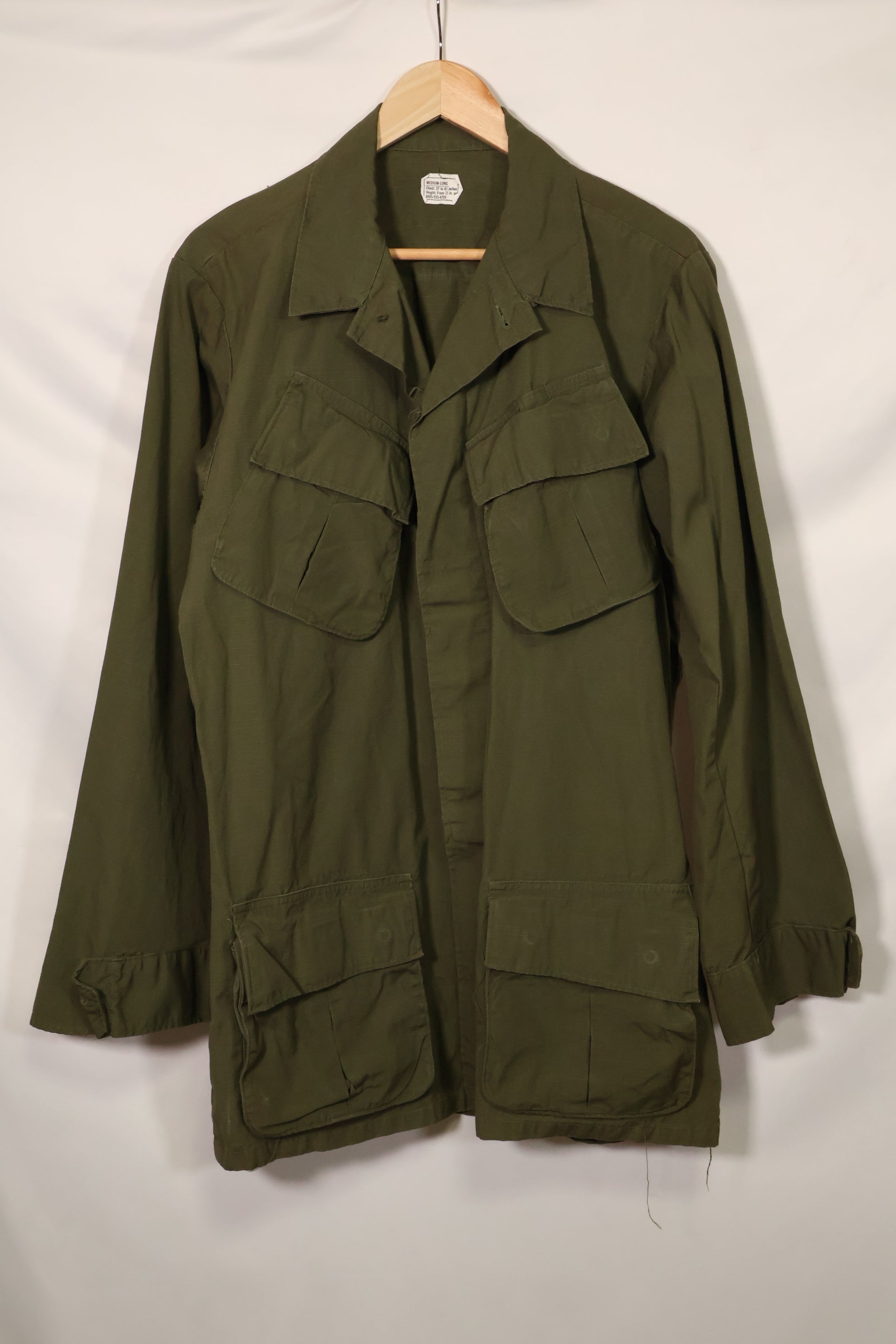 1970年契約 4th Model ジャングルファティーグ ジャケット M-L ほぼ未使用品
