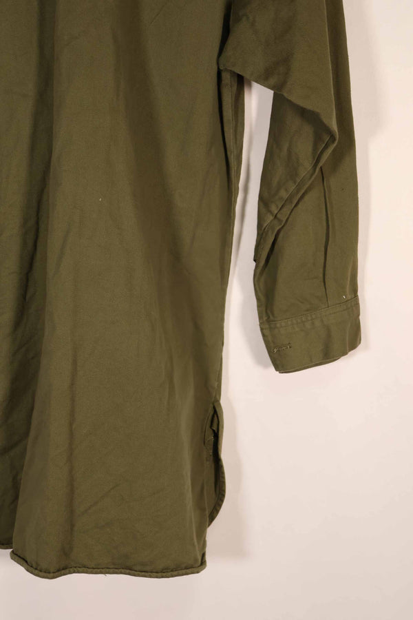 実物 1970年製 ニュージーランド軍 OD ファティーグシャツ Size 1 中古品