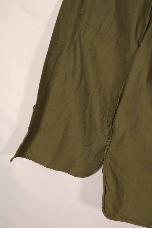 実物 1970年製 ニュージーランド軍 OD ファティーグシャツ Size 1 中古品