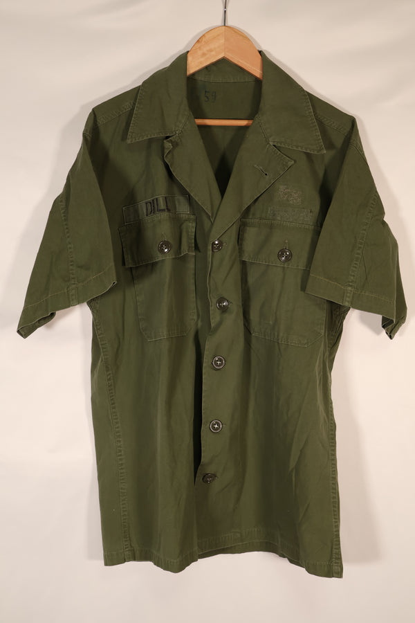 実物 1960年代初期 レア品 スペシャルウォーフェアーシャツ 半袖 パッチ取り外しあり 中古品