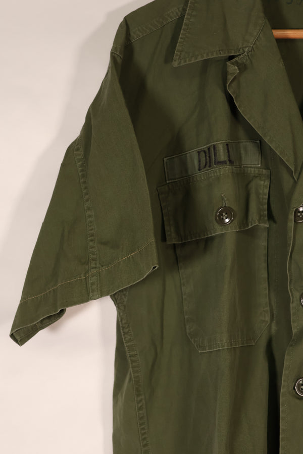 実物 1960年代初期 レア品 スペシャルウォーフェアーシャツ 半袖 パッチ取り外しあり 中古品