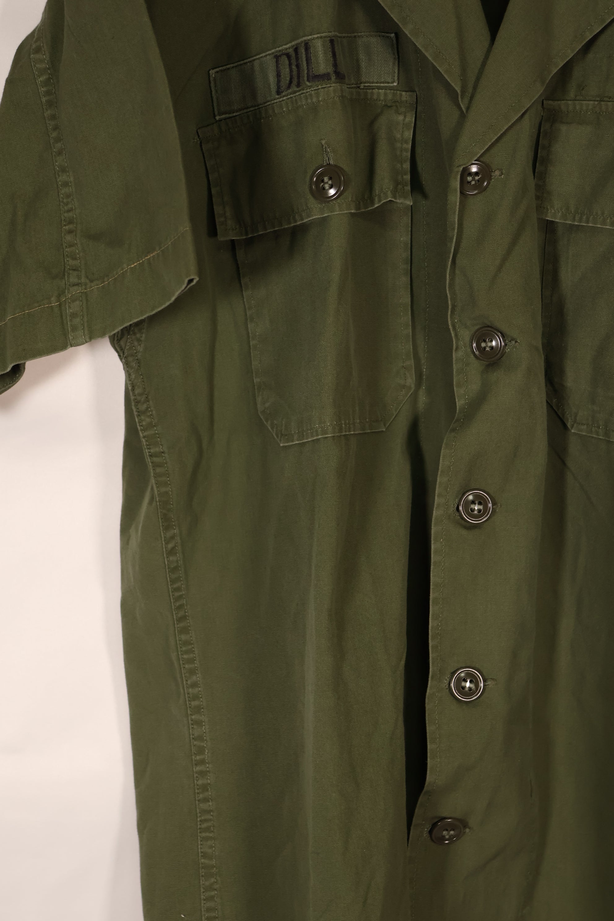 実物 1960年代初期 レア品 スペシャルウォーフェアーシャツ 半袖 パッチ取り外しあり 中古品