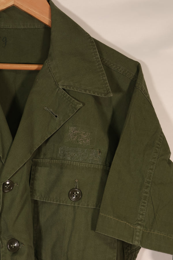 実物 1960年代初期 レア品 スペシャルウォーフェアーシャツ 半袖 パッチ取り外しあり 中古品