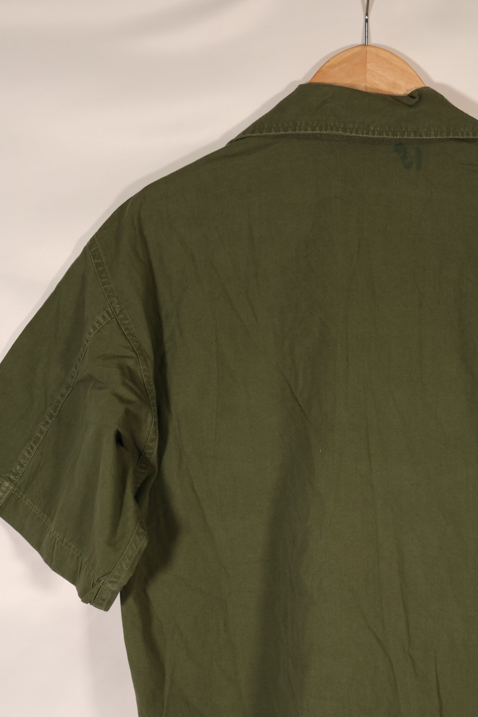 実物 1960年代初期 レア品 スペシャルウォーフェアーシャツ 半袖 パッチ取り外しあり 中古品