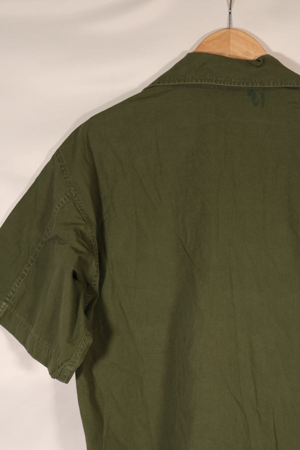 実物 1960年代初期 レア品 スペシャルウォーフェアーシャツ 半袖 パッチ取り外しあり 中古品