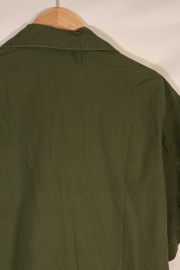 実物 1960年代初期 レア品 スペシャルウォーフェアーシャツ 半袖 パッチ取り外しあり 中古品