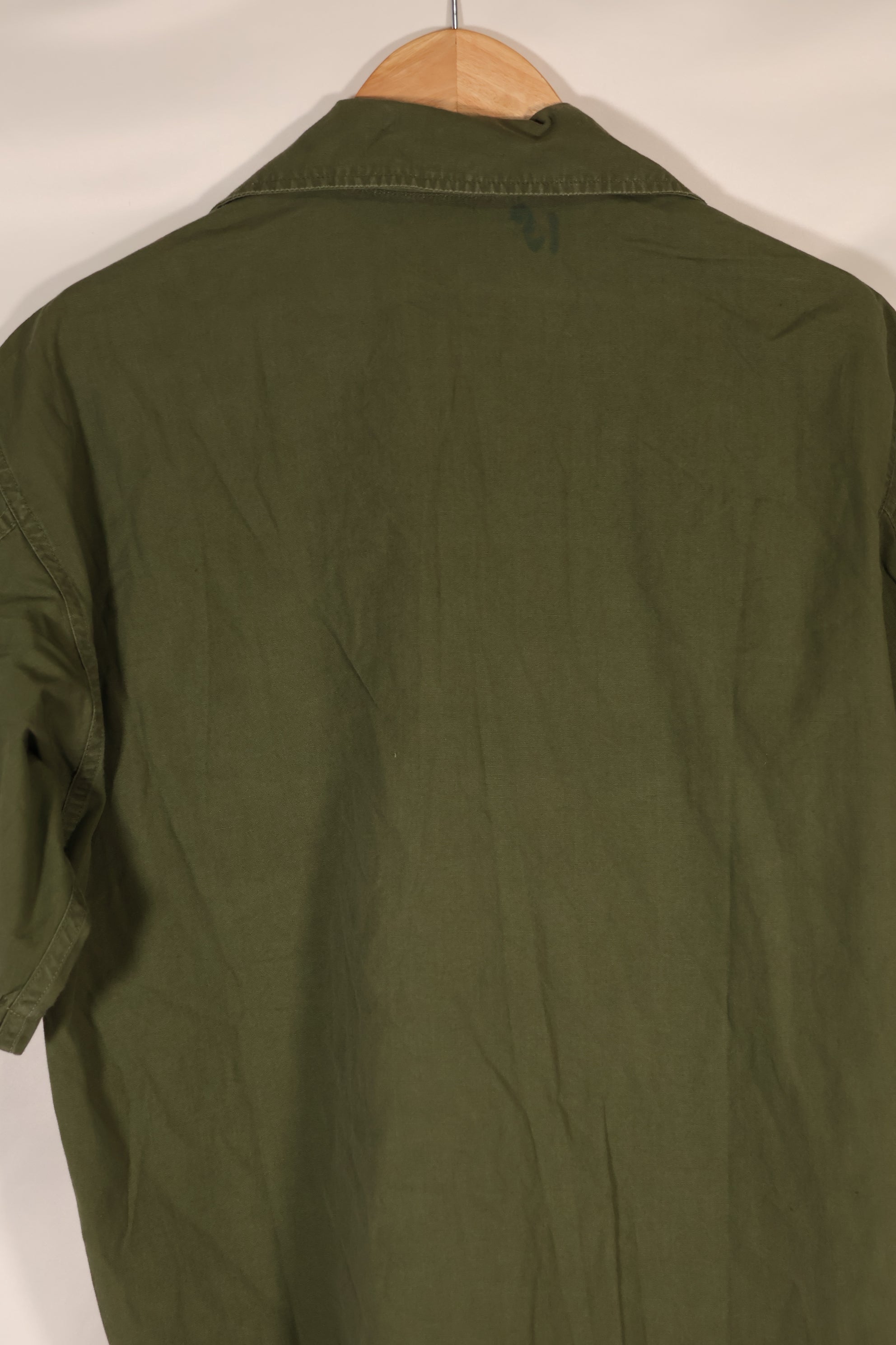 実物 1960年代初期 レア品 スペシャルウォーフェアーシャツ 半袖 パッチ取り外しあり 中古品