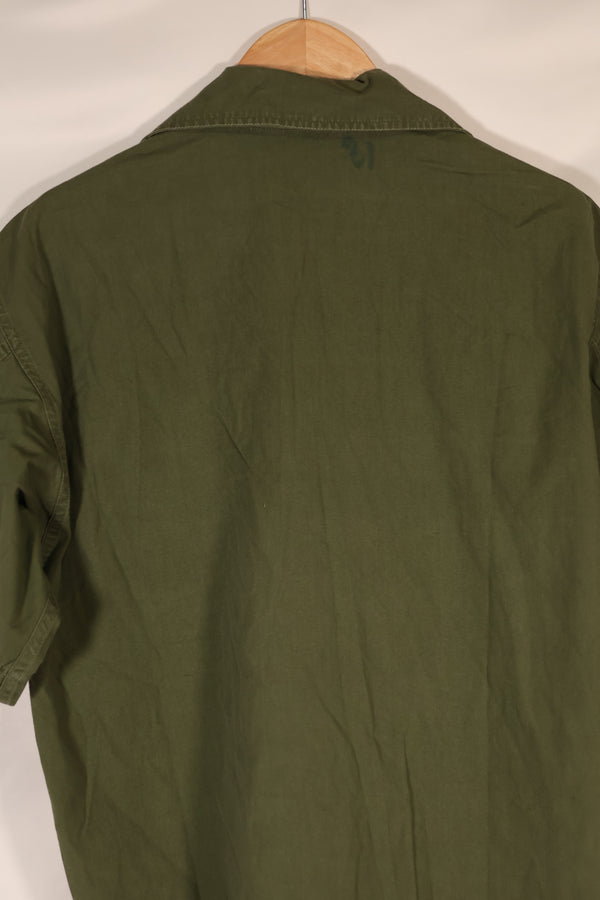 実物 1960年代初期 レア品 スペシャルウォーフェアーシャツ 半袖 パッチ取り外しあり 中古品