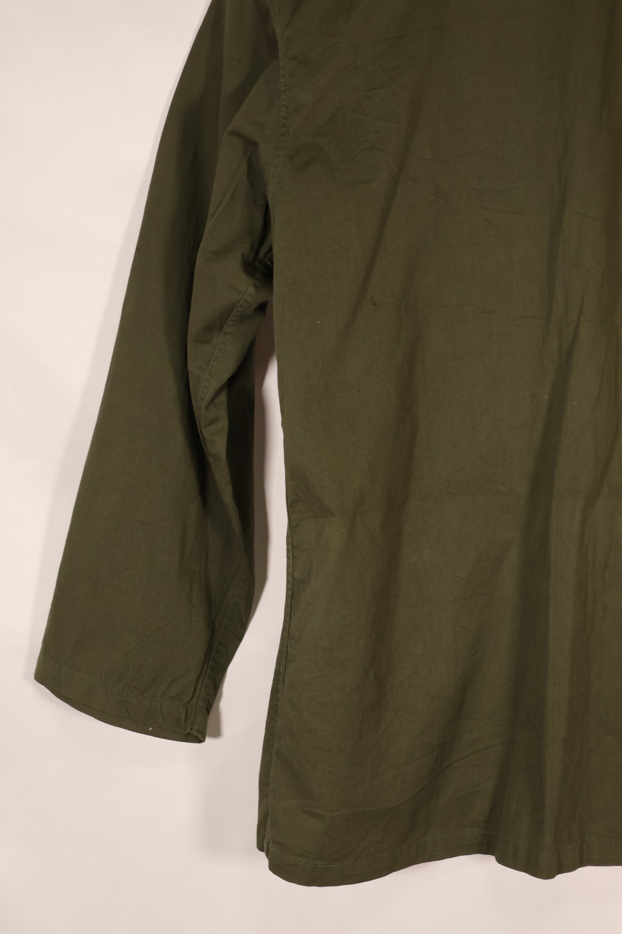 実物 韓国軍 ミリタリーポリス ポップリンシャツ 中古品 直接刺繍あり パッチ後付け