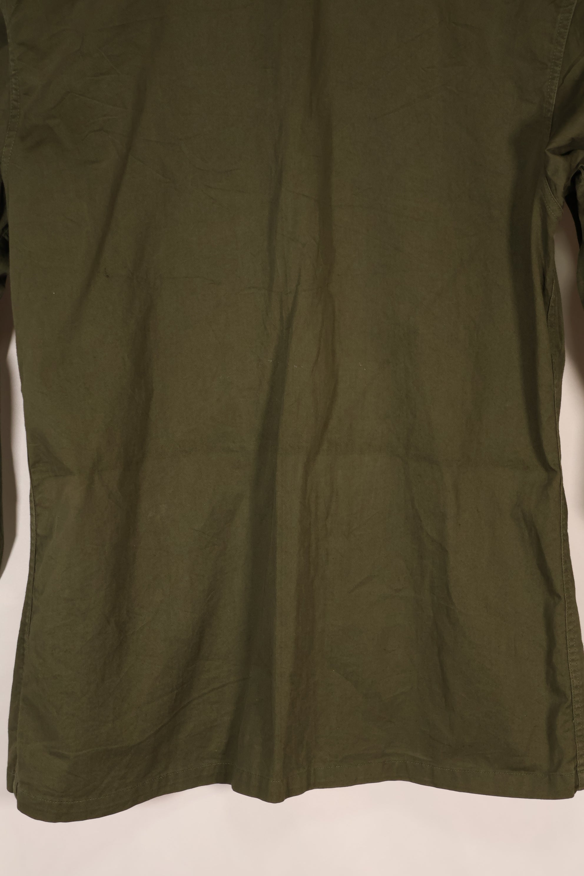 実物 韓国軍 ミリタリーポリス ポップリンシャツ 中古品 直接刺繍あり パッチ後付け