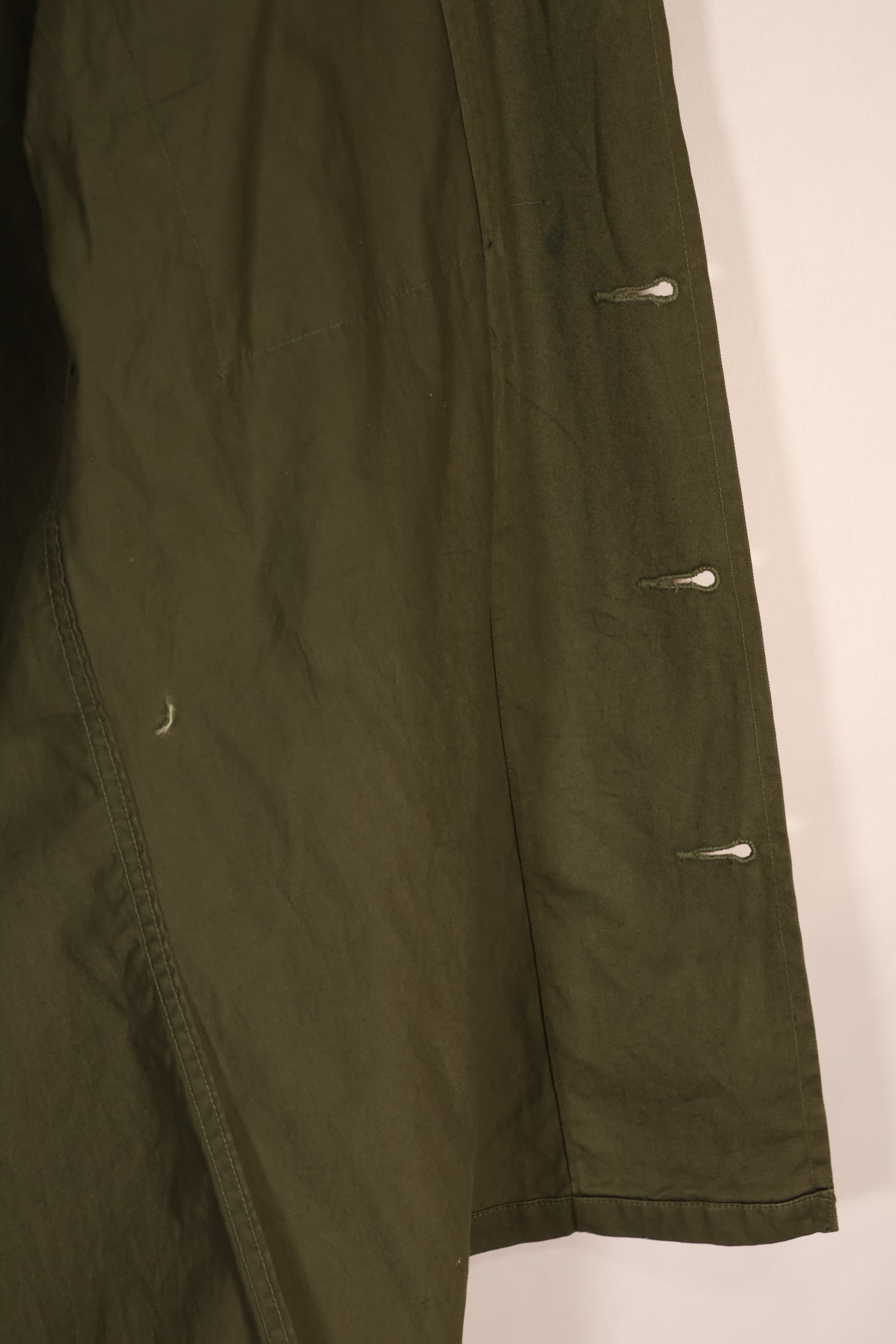 実物 韓国軍 ミリタリーポリス ポップリンシャツ 中古品 直接刺繍あり パッチ後付け