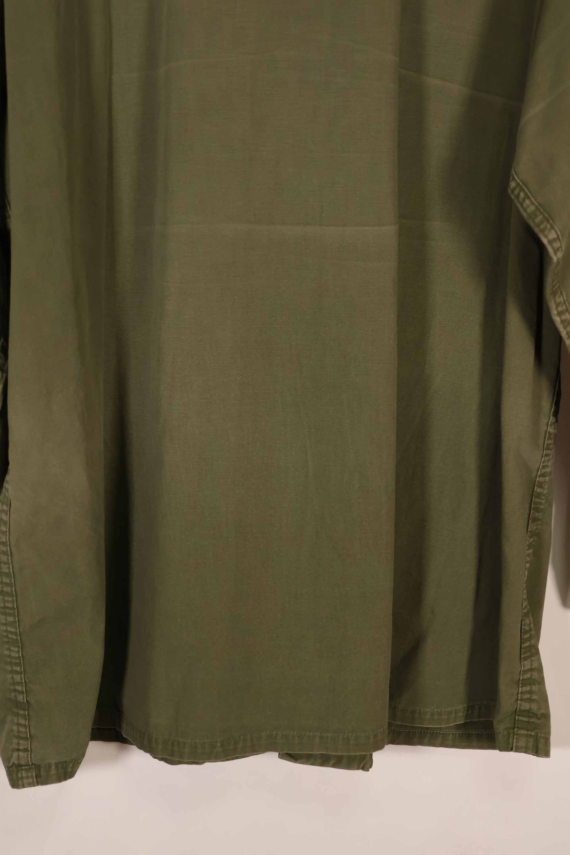 実物 ポップリン製 OG-107 ユーティリティシャツ 後付けMACVパッチ付き X-LARGE 中古品