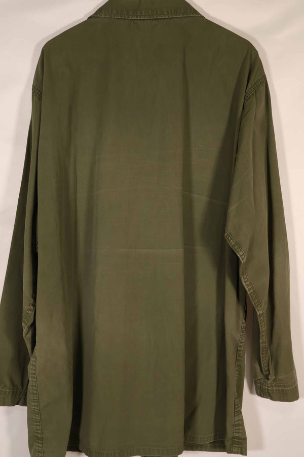 実物 ポップリン製 OG-107 ユーティリティシャツ 後付けMACVパッチ付き X-LARGE 中古品