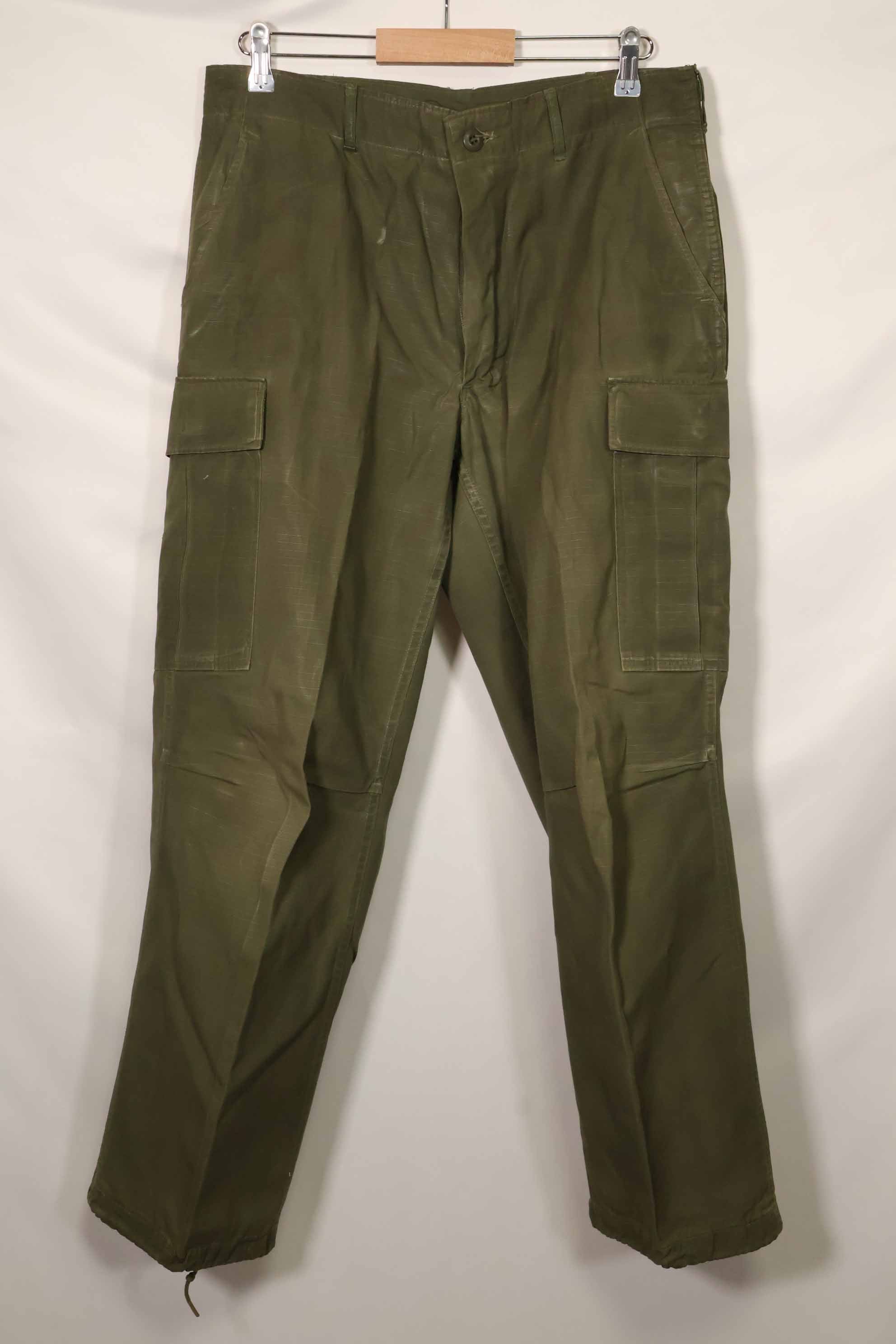 1969年契約 4th Model リップストップ ジャングルファティーグ パンツ M-R 中古品