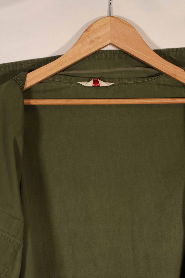 実物 ポップリン製 OG-107 ユーティリティシャツ 後付けMACVパッチ付き X-LARGE 中古品